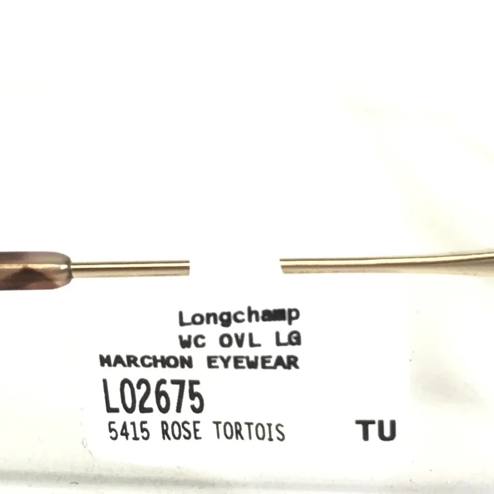 Longchamp Eyeglasses Frames LO2675 517 Pink Tortoise Gold Cat Eye 54-15-140